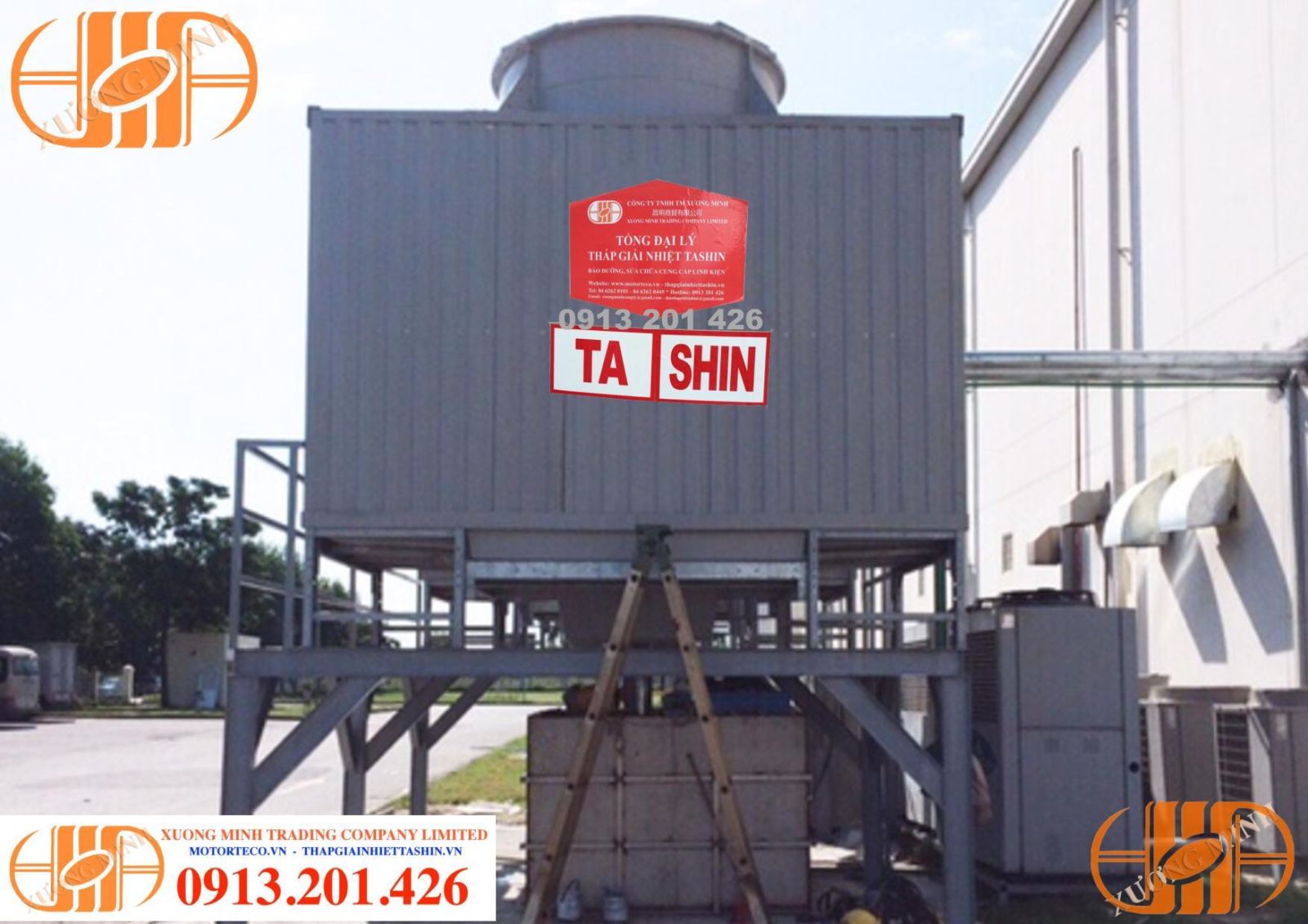 #tháp Giải Nhiệt Vuông 350