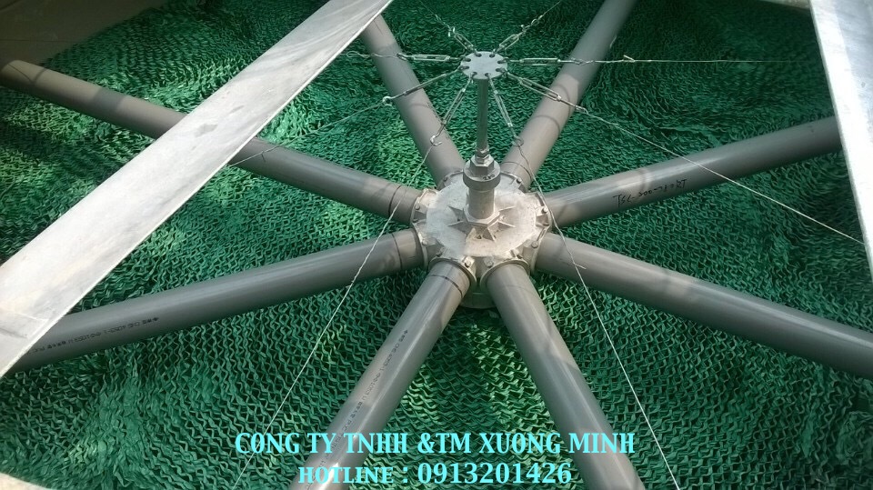 Tháp giải nhiệt tròn TSN 800RT Teco Xuong Minh Filling-giai-nhiet-2