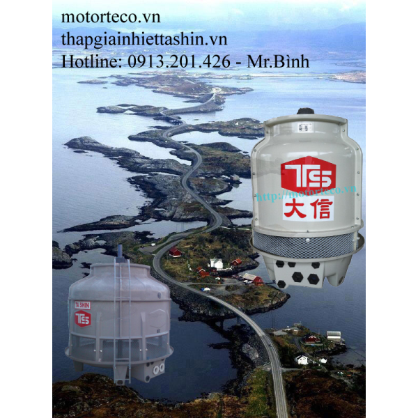 Tháp giải nhiệt Tashin 30rt và linh kiện 