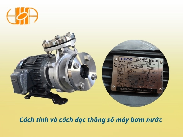 Cách tính và cách đọc thông số máy bơm nước đơn giản