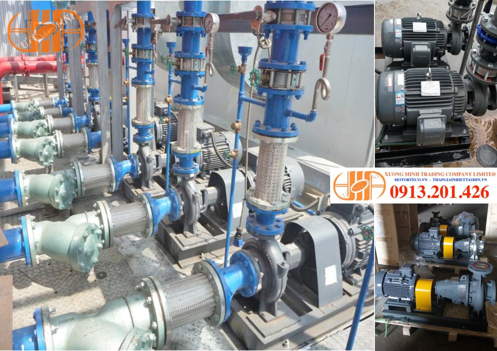 May Bom Cong Nghiep Ebara