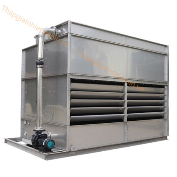 Tháp giải nhiệt kín công nghiệp với thiết kế tuần hoàn khép kín hiệu quả