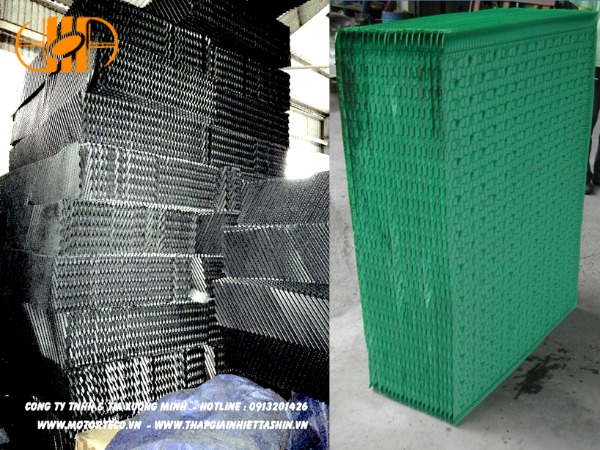 Tấm tản nhiệt PP phù hợp với các hệ thống giải nhiệt công nghiệp lớn