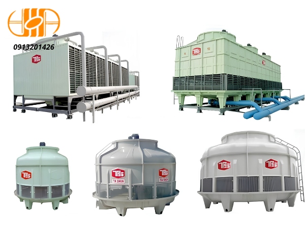 Các dòng tháp giải nhiệt hiện đại được thiết kế để tái tuần hoàn nguồn nước