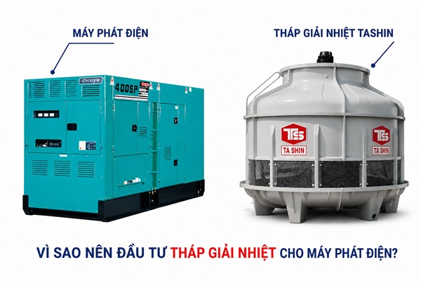 Tháp giải nhiệt có tối ưu cho máy phát điện?