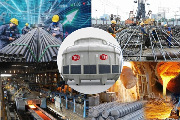 Hệ thống hạ nhiệt được tích hợp rộng rãi trong dây chuyền luyện kim