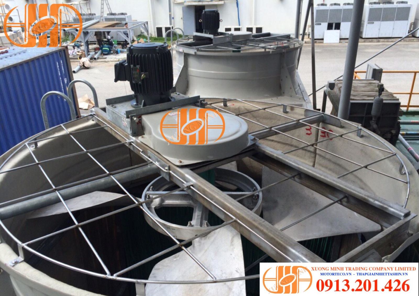 #Tháp_giải_nhiệt_vuông_350, #Cánh_quạt, 350ton